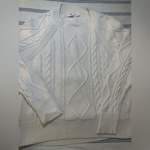GAP Kids Cream Cable Knit Sweater